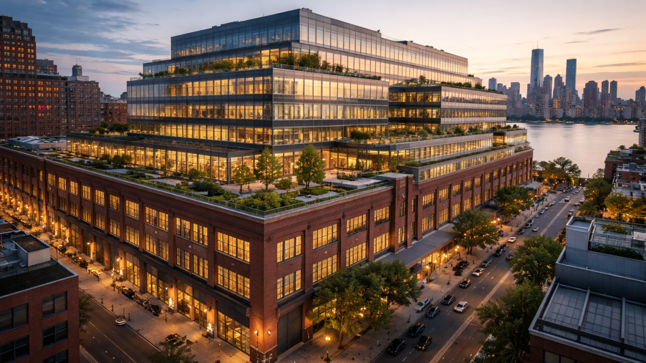 From Freight Terminal to Flagship Office