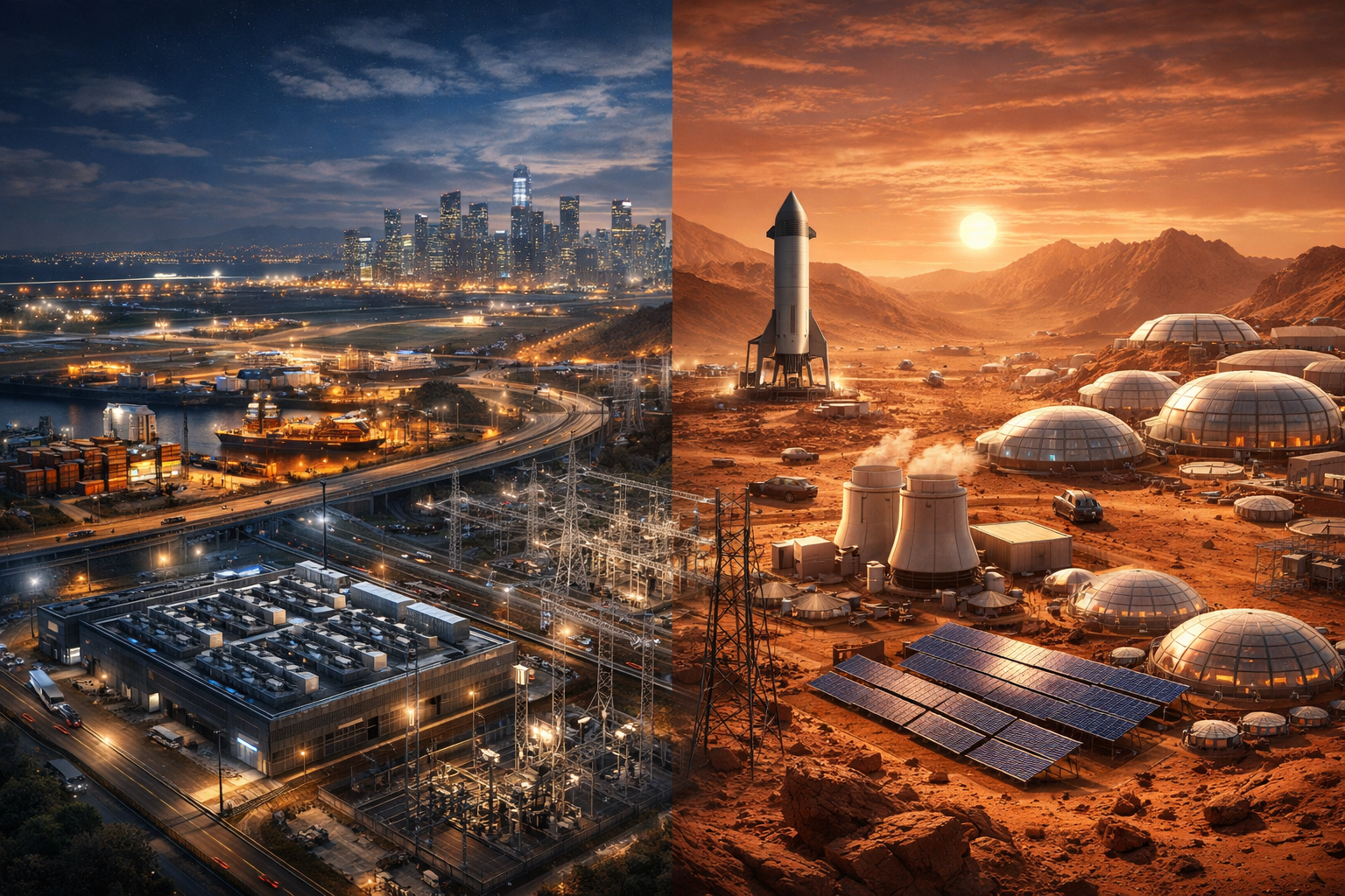 Infrastructure Creates Markets: Even on Mars