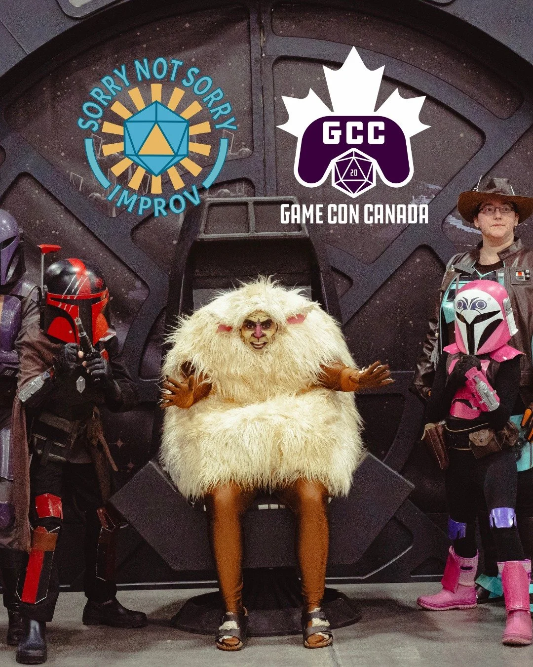 We're in the final stretch until Game Con Canada&mdash;the con starts in 10 days! Are you putting the finishing touches on your cosplays and warming up your trigger fingers for all the gameplay action? 

Sorry Not Sorry Improv can't wait to bring our