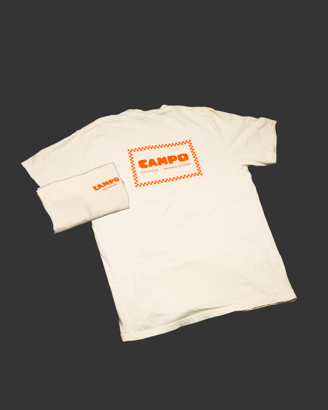 Campo shirt - cream/orange