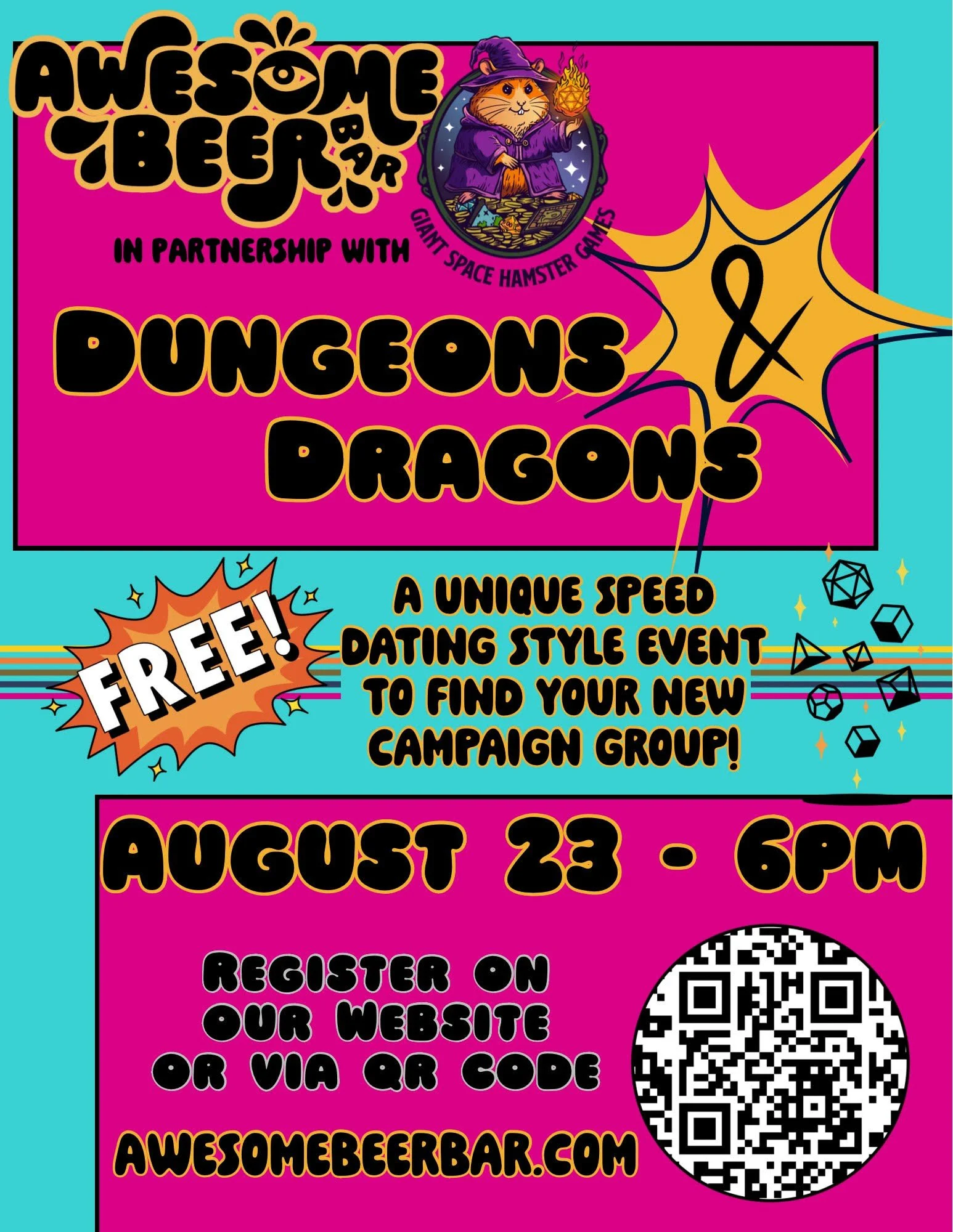 Dungeons and Dragons Speed Meeting @ Awesome Beer Bar