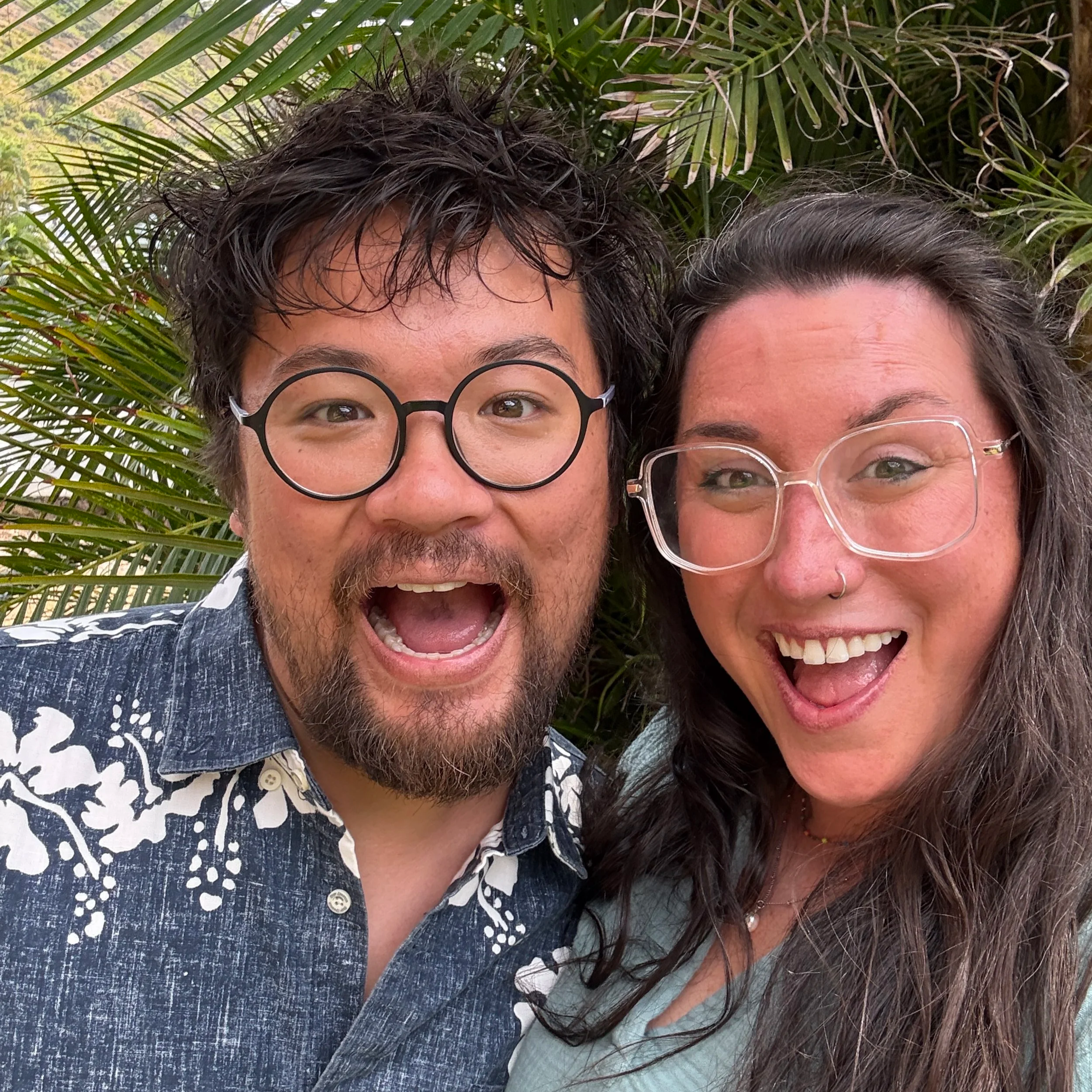 Pastor Jeremiah Zuo smiling alongside his wife