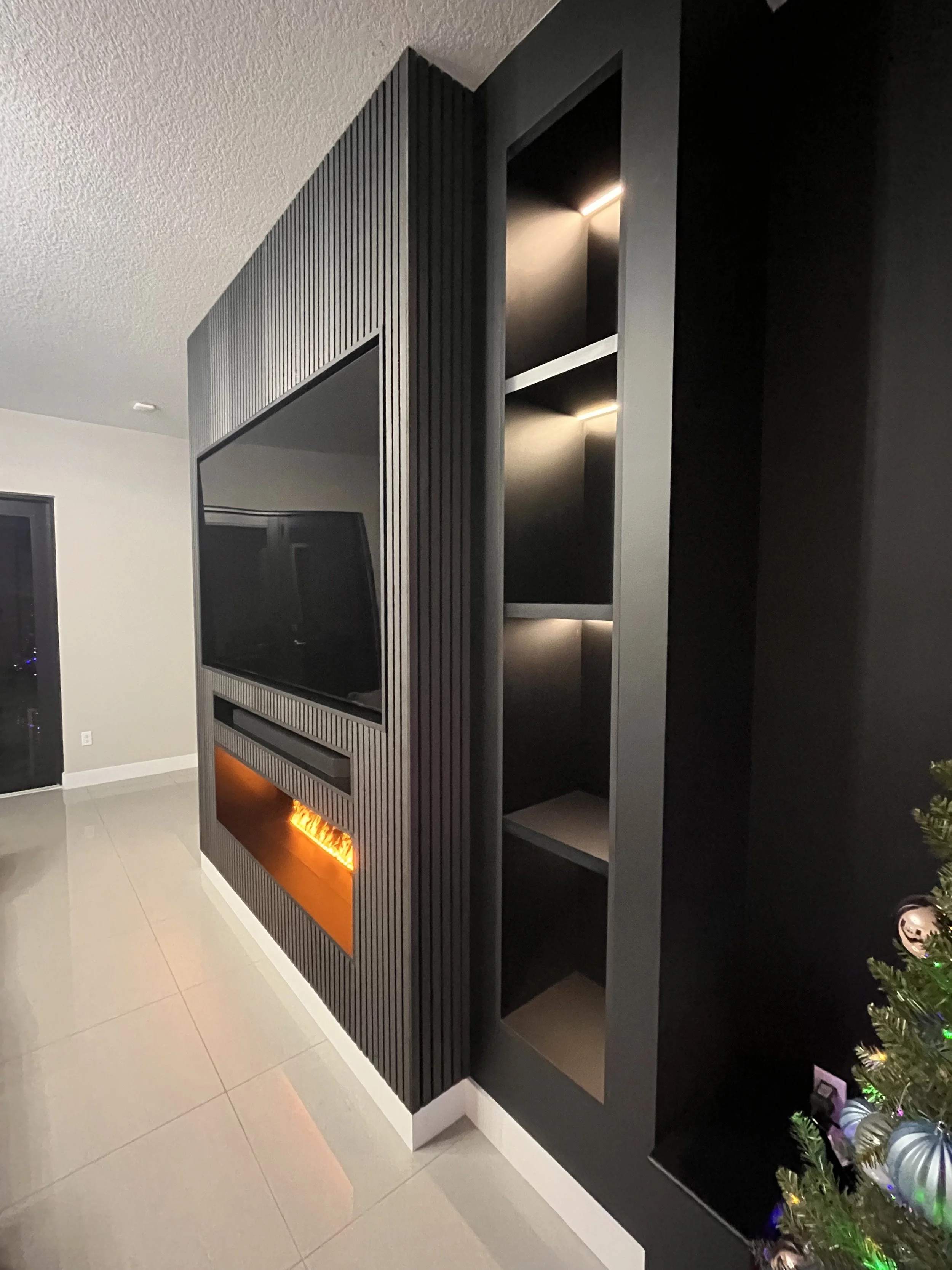 Custom TV Wall