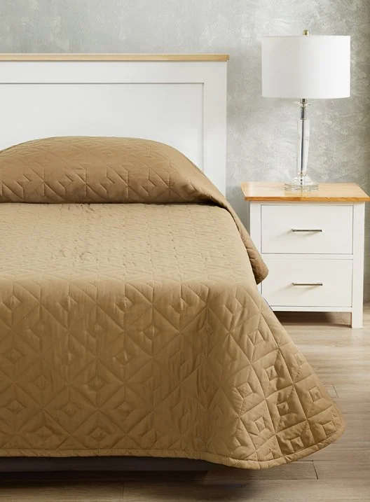 CozyCare Designs Bedspread in Antique Gold