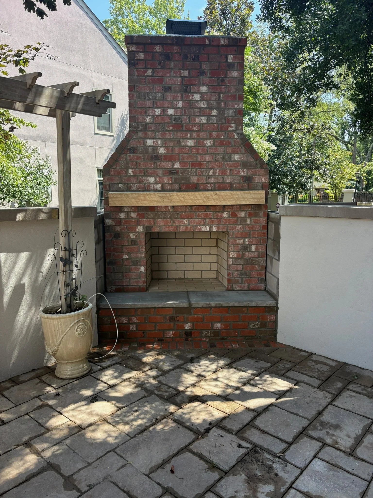 OUTDOOR FIREPLACE BUILD