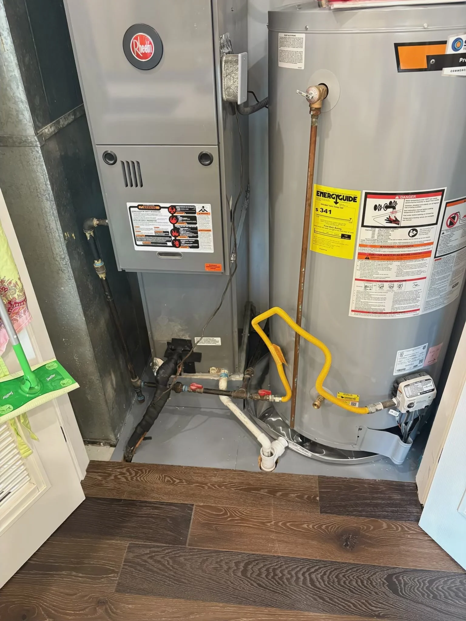 FLOOR ROT REPAIR + WATER HEATER INSTALL