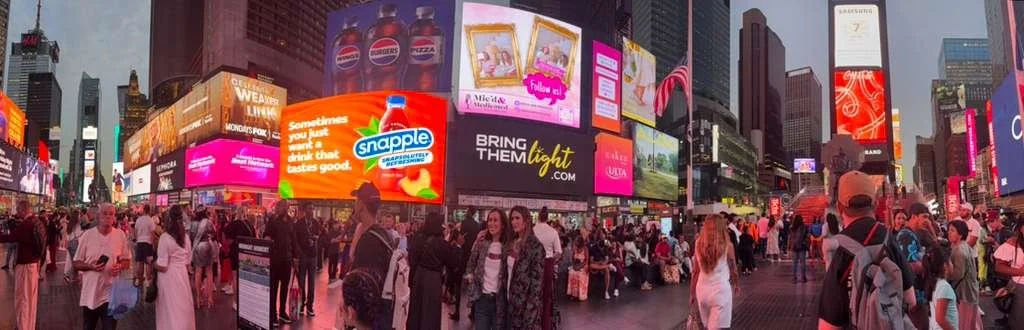 Our Billboard in Times Square