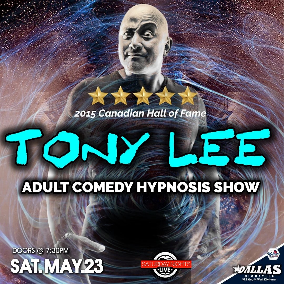 Tony Lee performing at Dallas Nightclub Kitchener on May 23rd