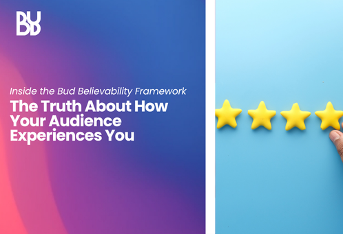 Inside the Bud Believability Framework: The Truth About How Your Audience Experiences You