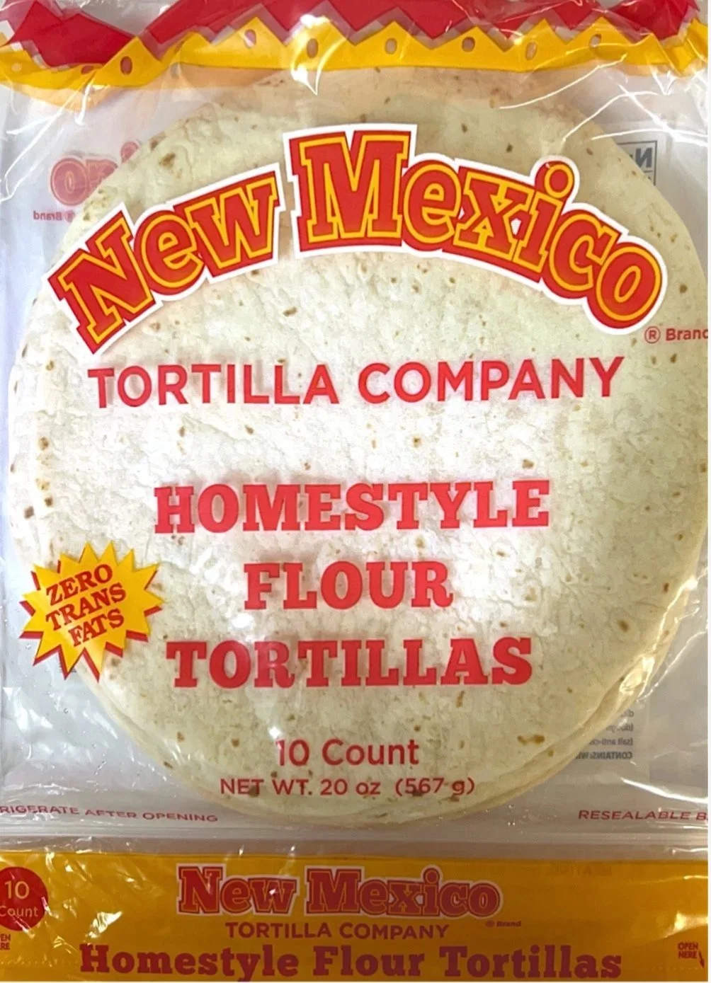 New Mexico flour & corn tortillas