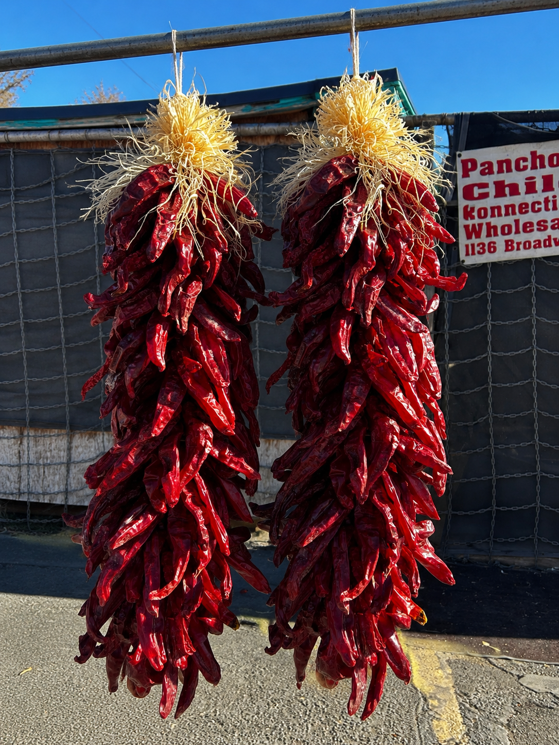 Ristra Bundle #2 (two handmade 2-foot Hatch chile ristras)