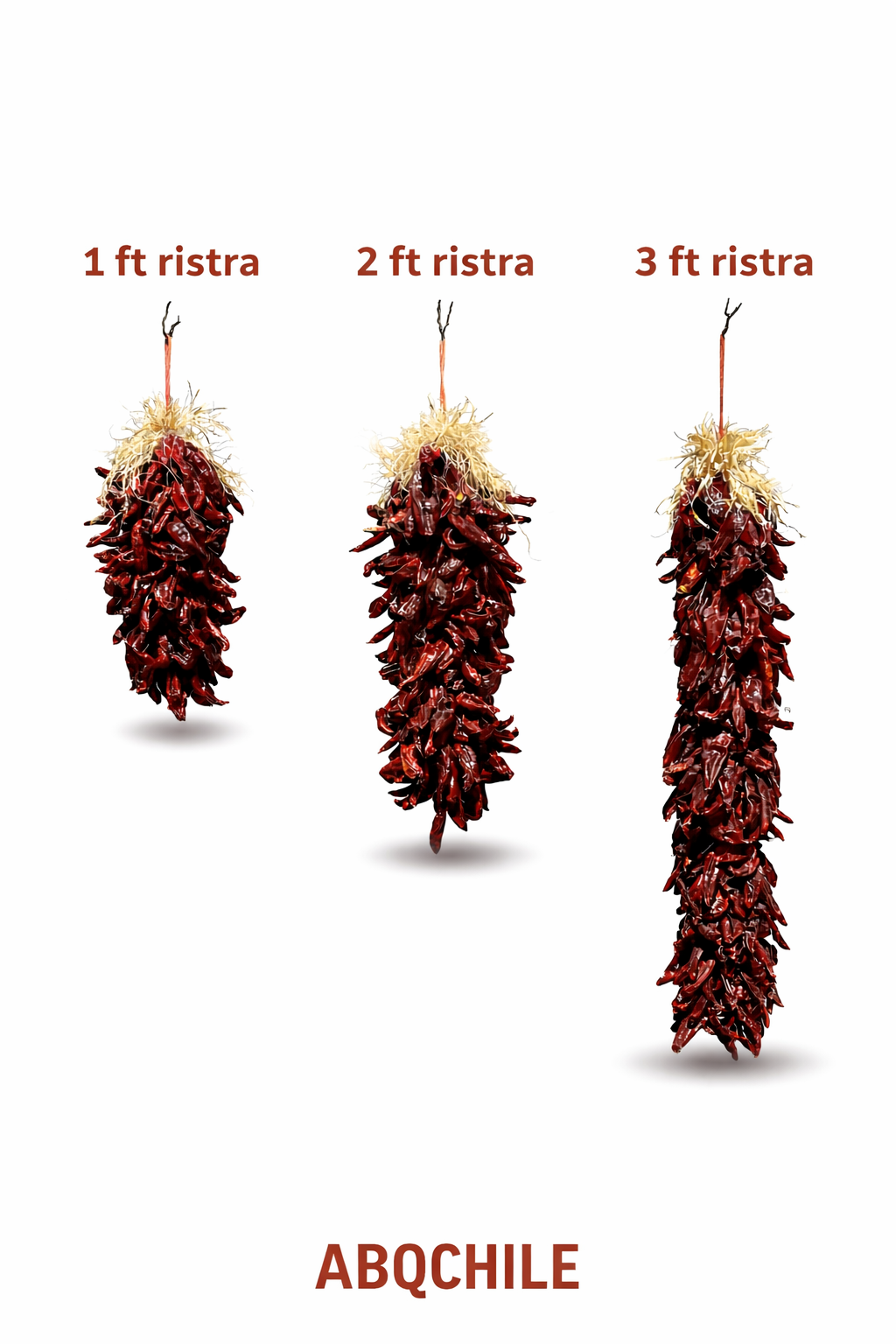 Ristra Bundle #1 (Two 1-Foot Handmade Hatch Chile Ristras)