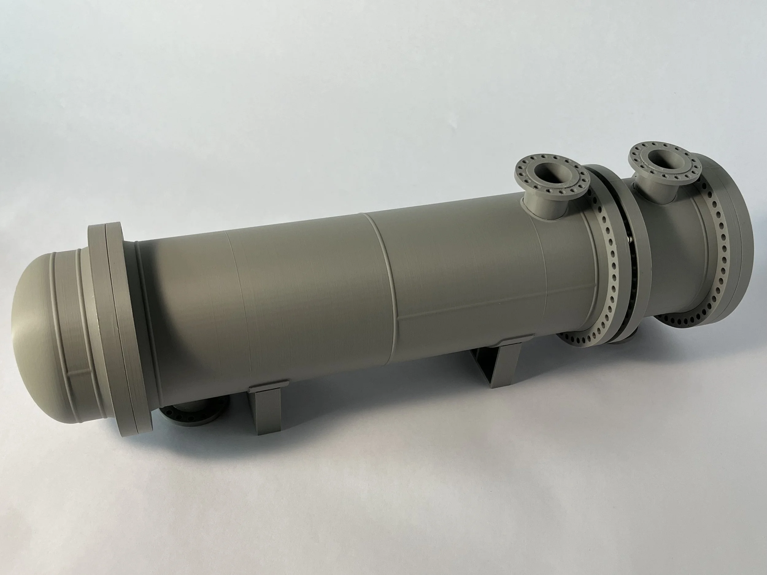 3D printed shell and tube exchanger model TEMA AET