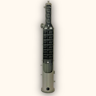 3D printed distillation column model