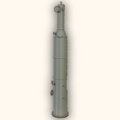 3D printed distillation column model