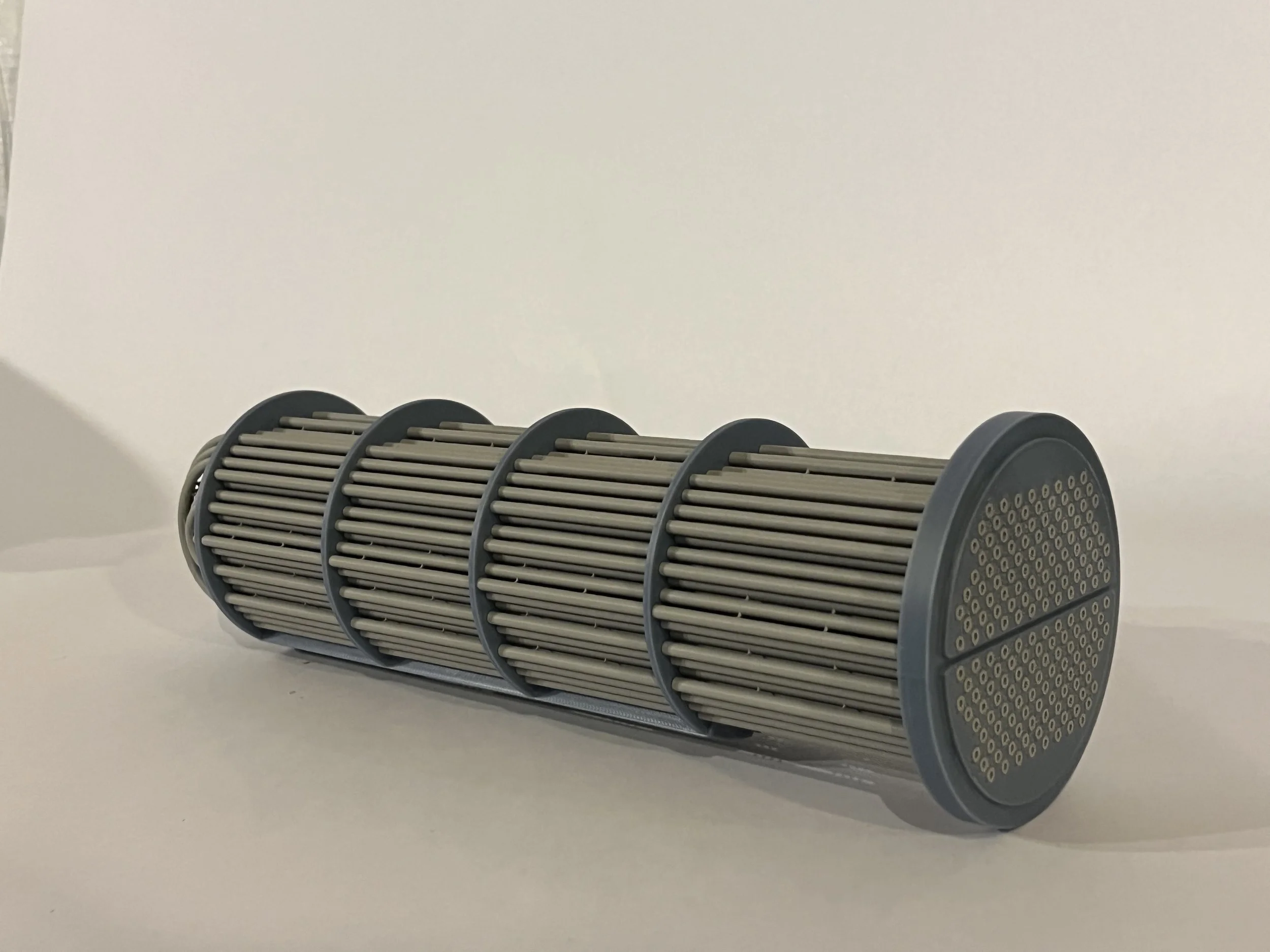 3D printed shell and tube exchanger model TEMA AKU