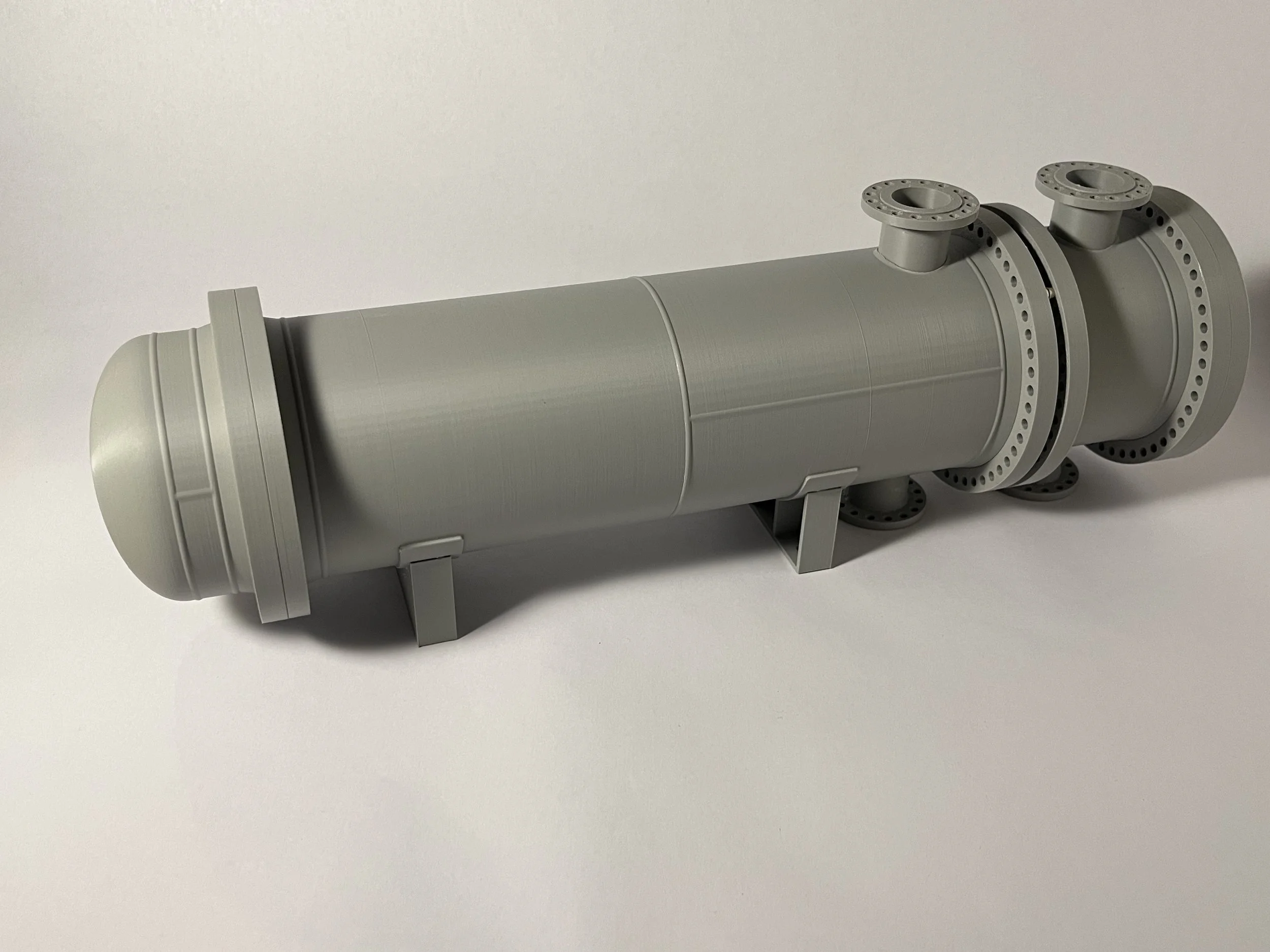 3D printed shell and tube exchanger model TEMA AFT