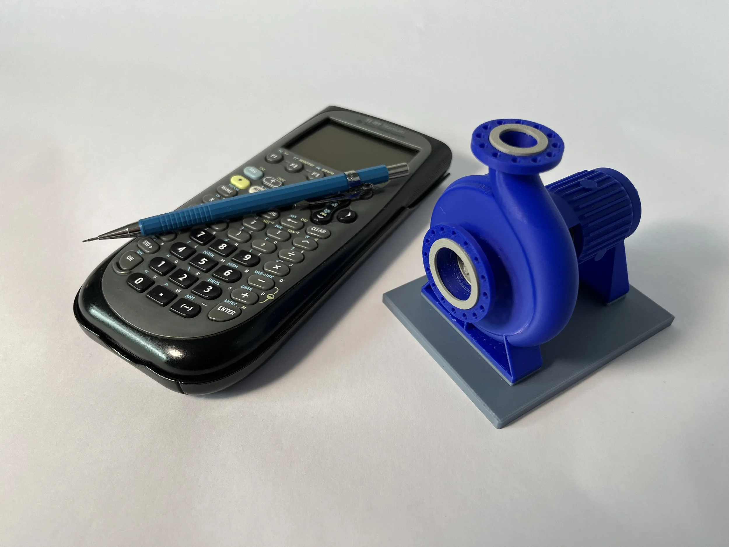 3D printed ANSI overhung centrifugal pump model