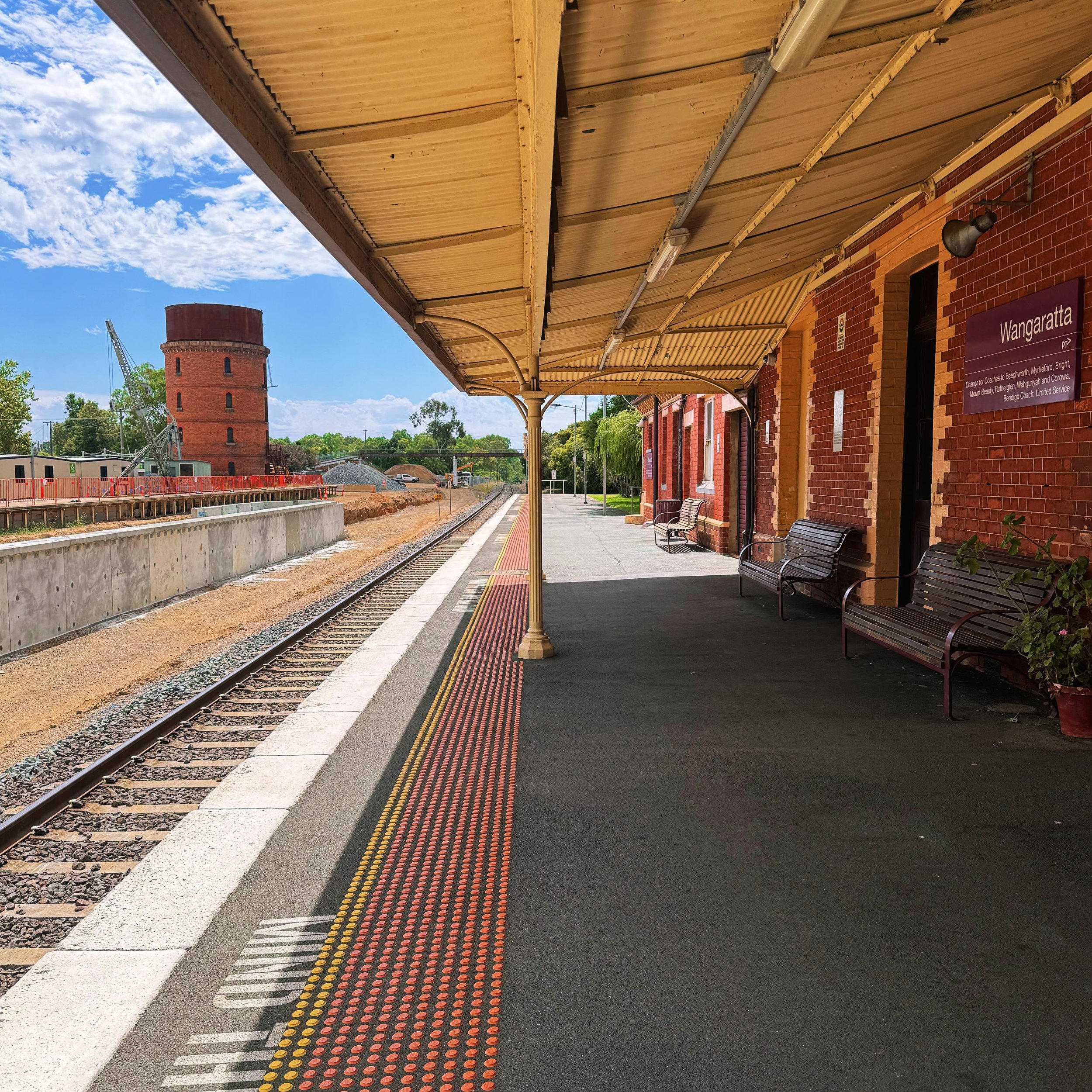 How great are site visits when you get to take the VLine. We love our regional cities!
Look out for some new public art opportunities at Wangaratta Station #wangaratta #publicartwork