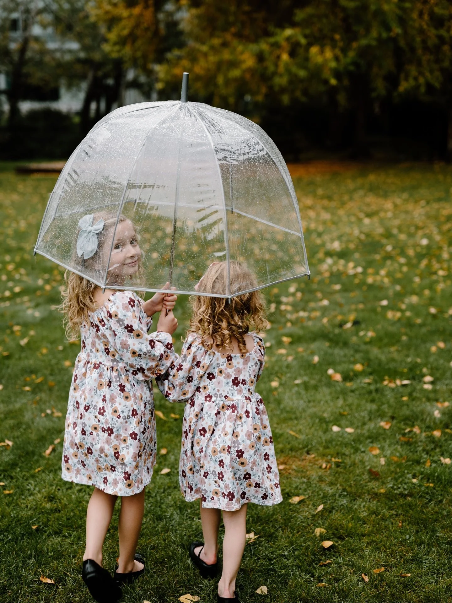 No sunshine? No problem.
You&rsquo;ve got each other. ☂️