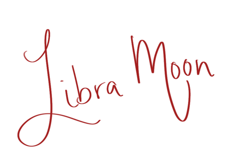 libra moon hand written