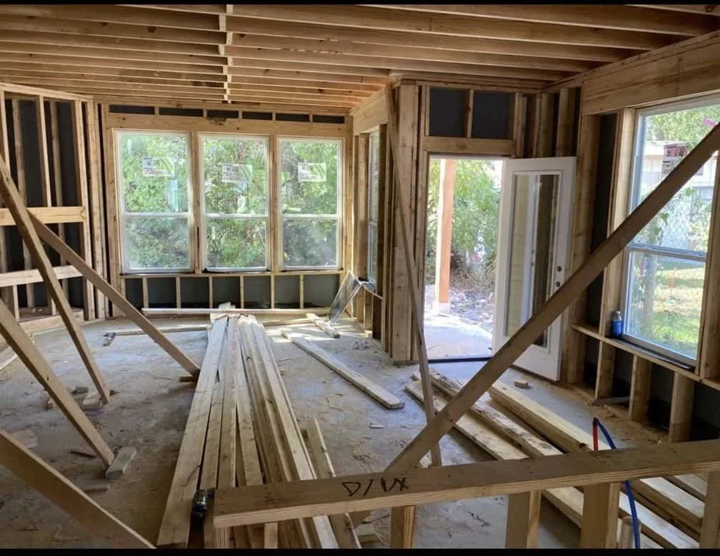 Home addition built by 4 Pillars Construction LLC in DFW
