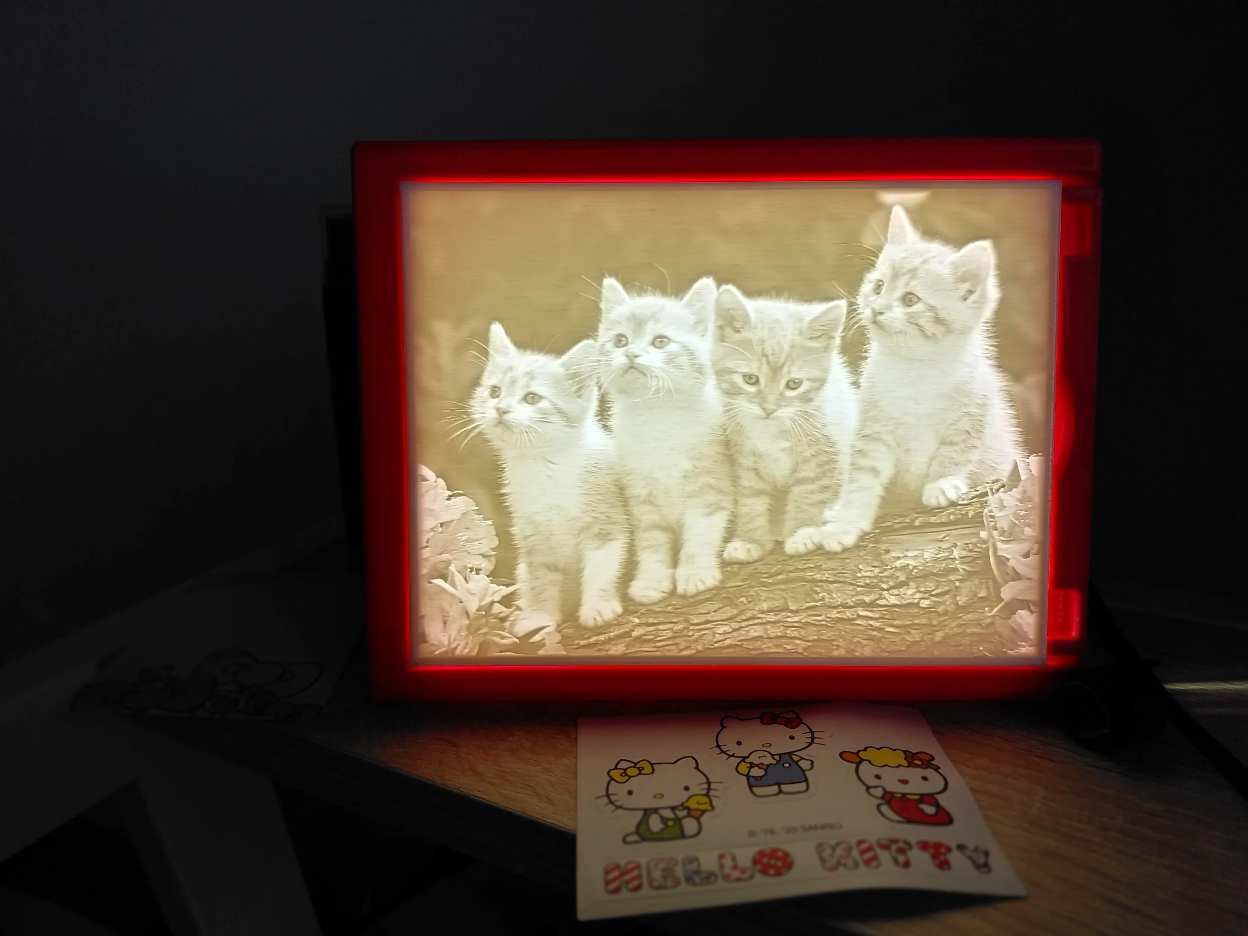 Custom Lithophane Photo Frame 17×13 cm