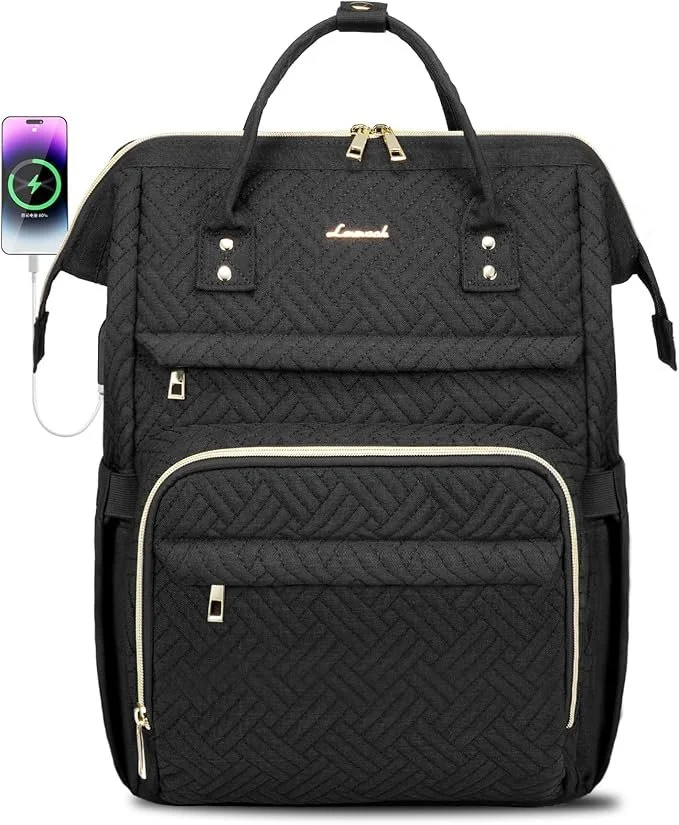 SAVE UP TO 21% - Lovevook 15.6-inch Laptop Backpack for Women USB Port (4.7 rating, 31k+ reviews)