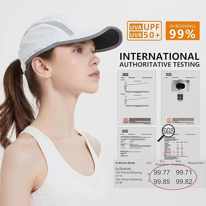 Gadiemkensd Reflective Outdoor Hat UPF 50+ Sun Protection