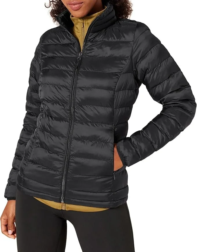 Amazon Essentials Women's Lightweight Long-Sleeve Water-Resistant Puffer Jacket (4.5 rating, 24k+ reviews)