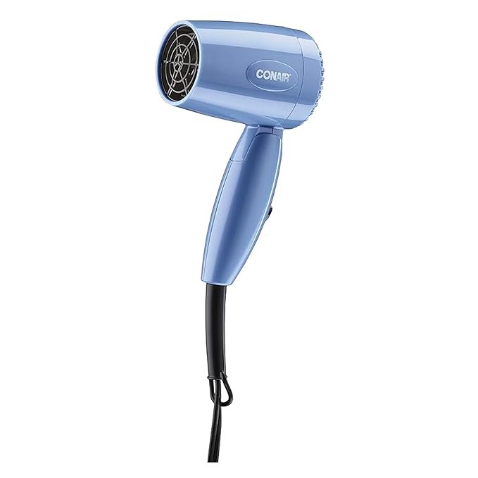 SAVE 23% - Conair Travel Hair Dryer with Dual Voltage, 1600W and Folding Handle (4.5 rating, 22k+ reviews)