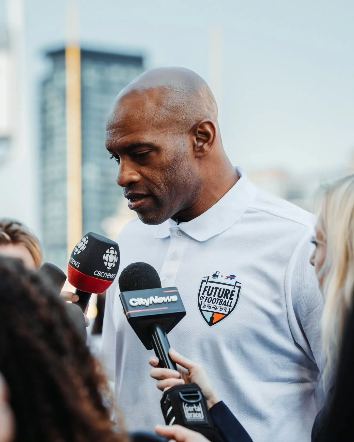 Vince &amp; T-Mac at the Future of Football Clinic 

#ElijahsPerspective