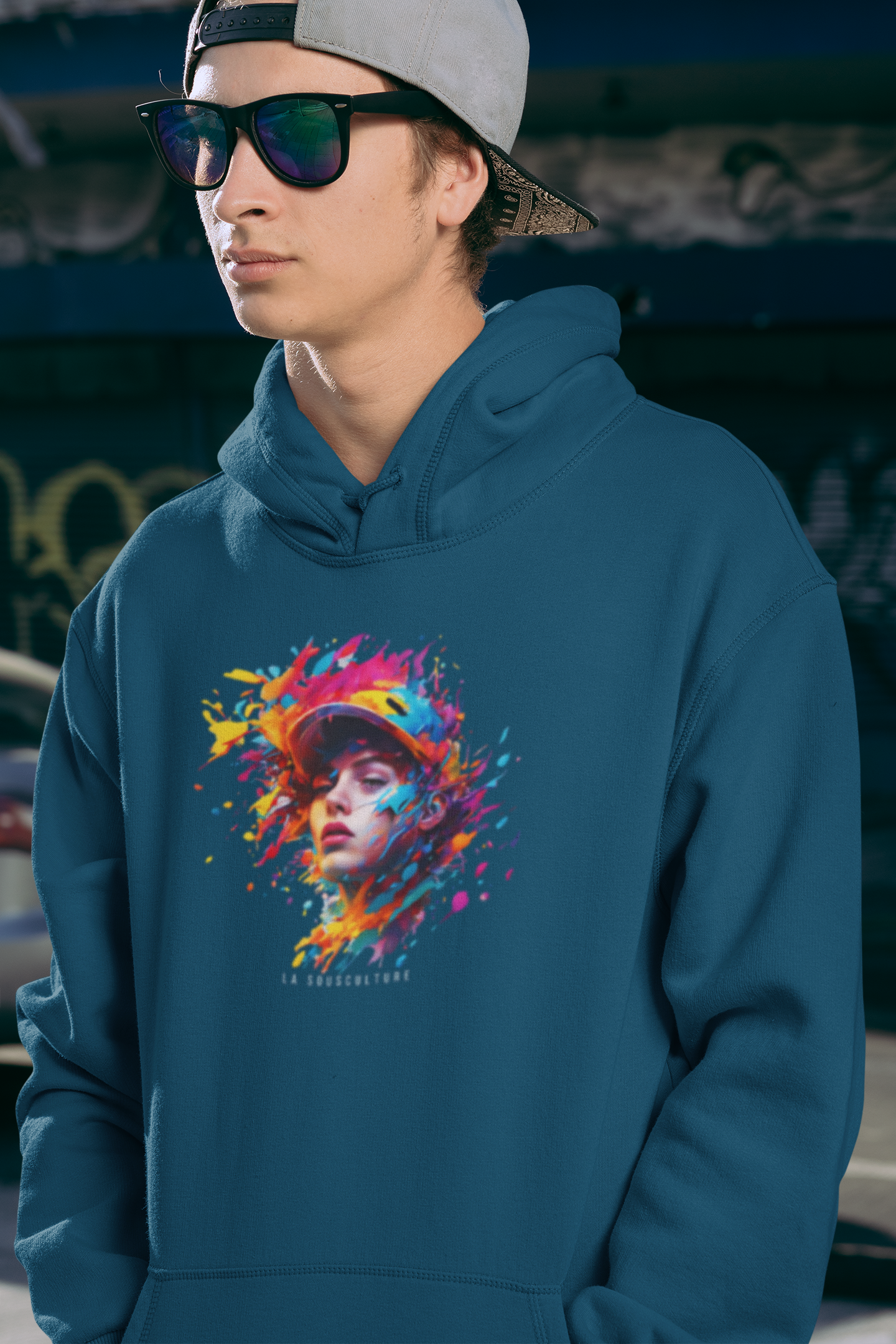 graffiti face hoodie blue.png
