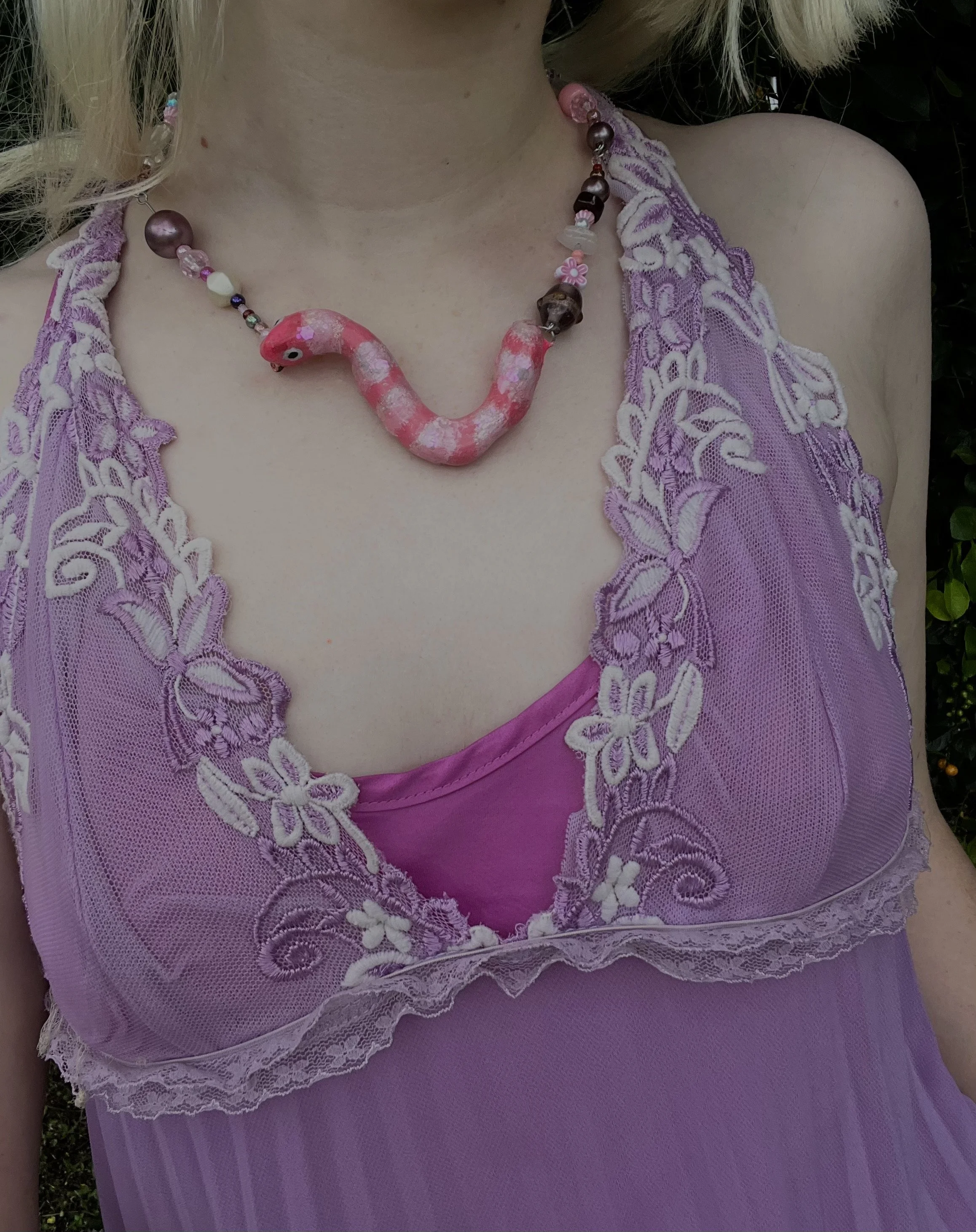 Worm necklace