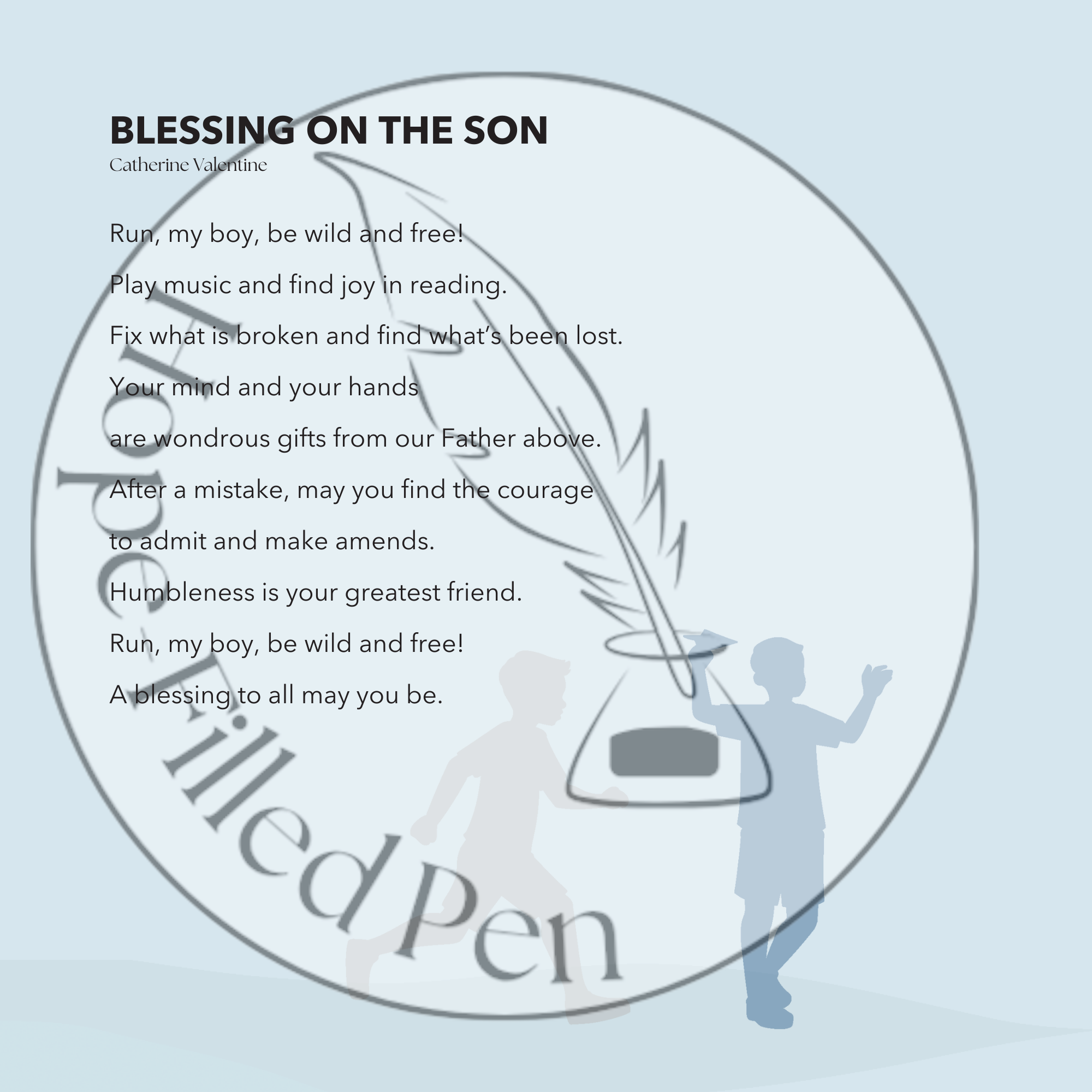 PRINT Blessing on the Son