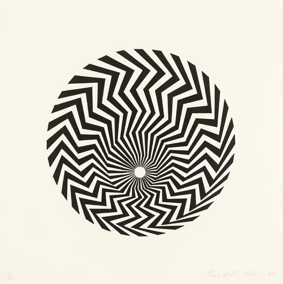 Untitled [based on primitive squares] | 1962, Screenprint in black on paper, Edition of 40 plus 5 AP’s, 45.7 x 47.7 cm (sheet), NFS.