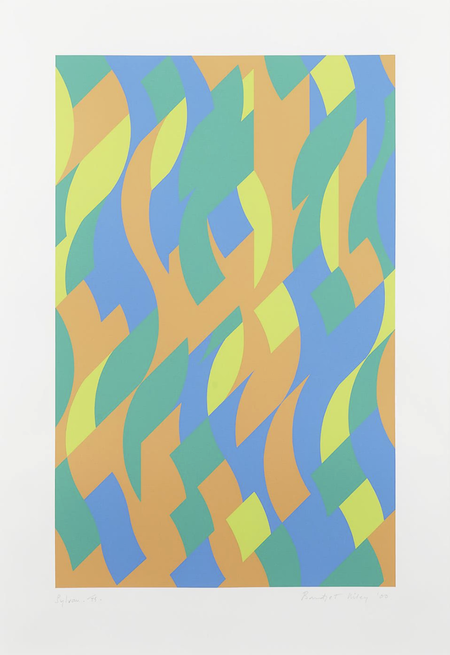 Sylvan| 2000, Screenprint in 4 colours plus white under print on paper, Edition of 100 plus 20 AP’s, 98.1 x 49.2 cm (sheet), £