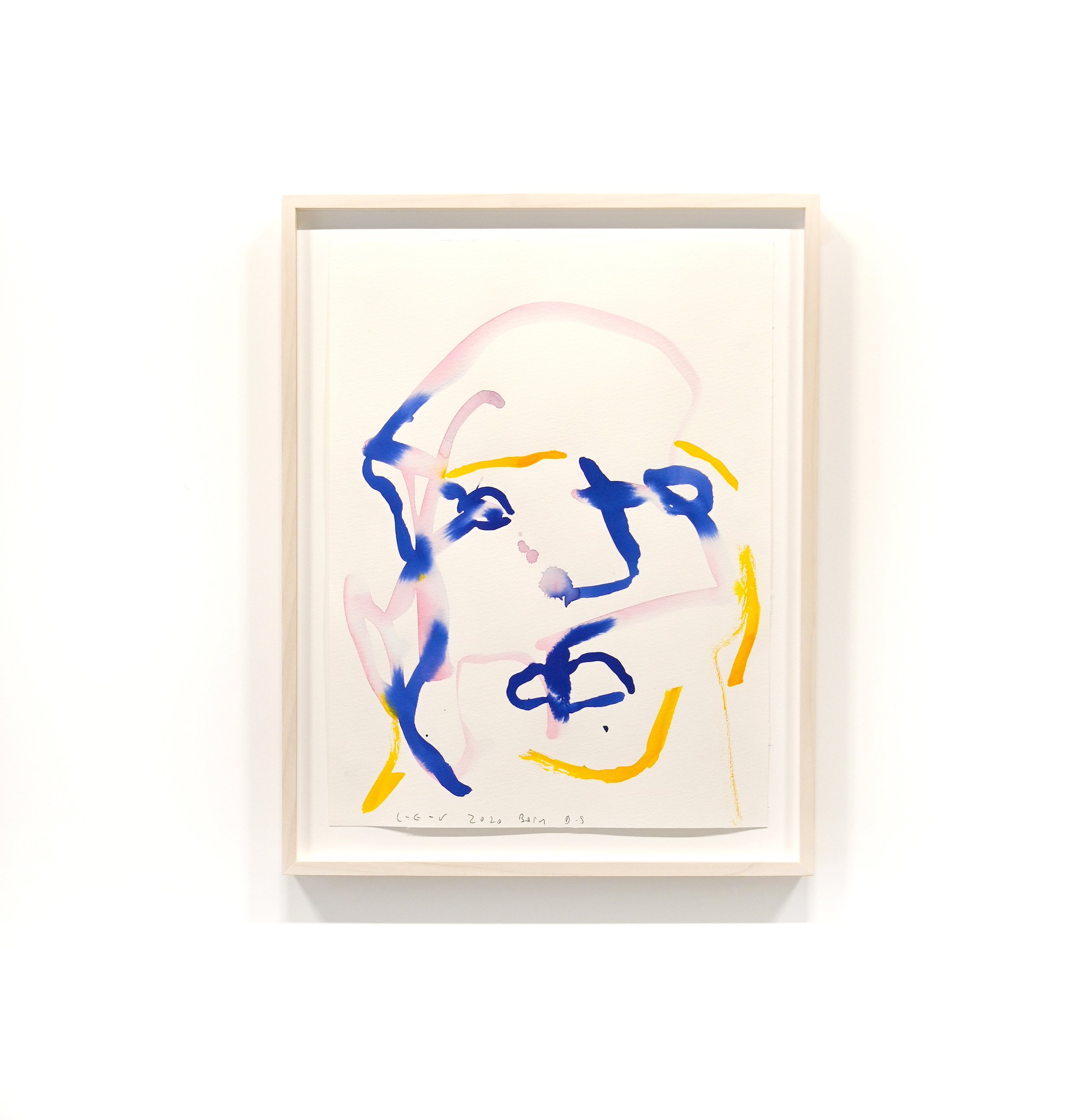 Untitled  (Bern with L-E-V dance company) | 2024
Watercolour, 46 x 36 cm (framed)
£ 4000
