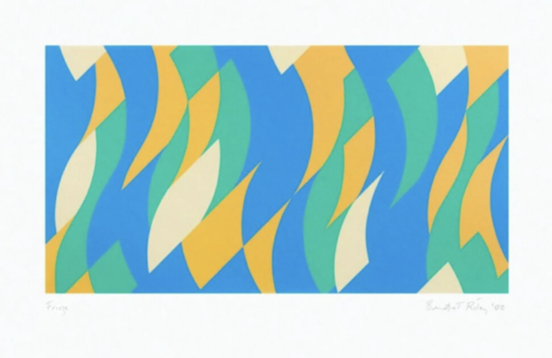 Frieze | 2000, Screenprint in 4 colours plus white under print on paper, Edition of 200 plus 20 AP’s, 47.6 x 72.4 cm (sheet), £