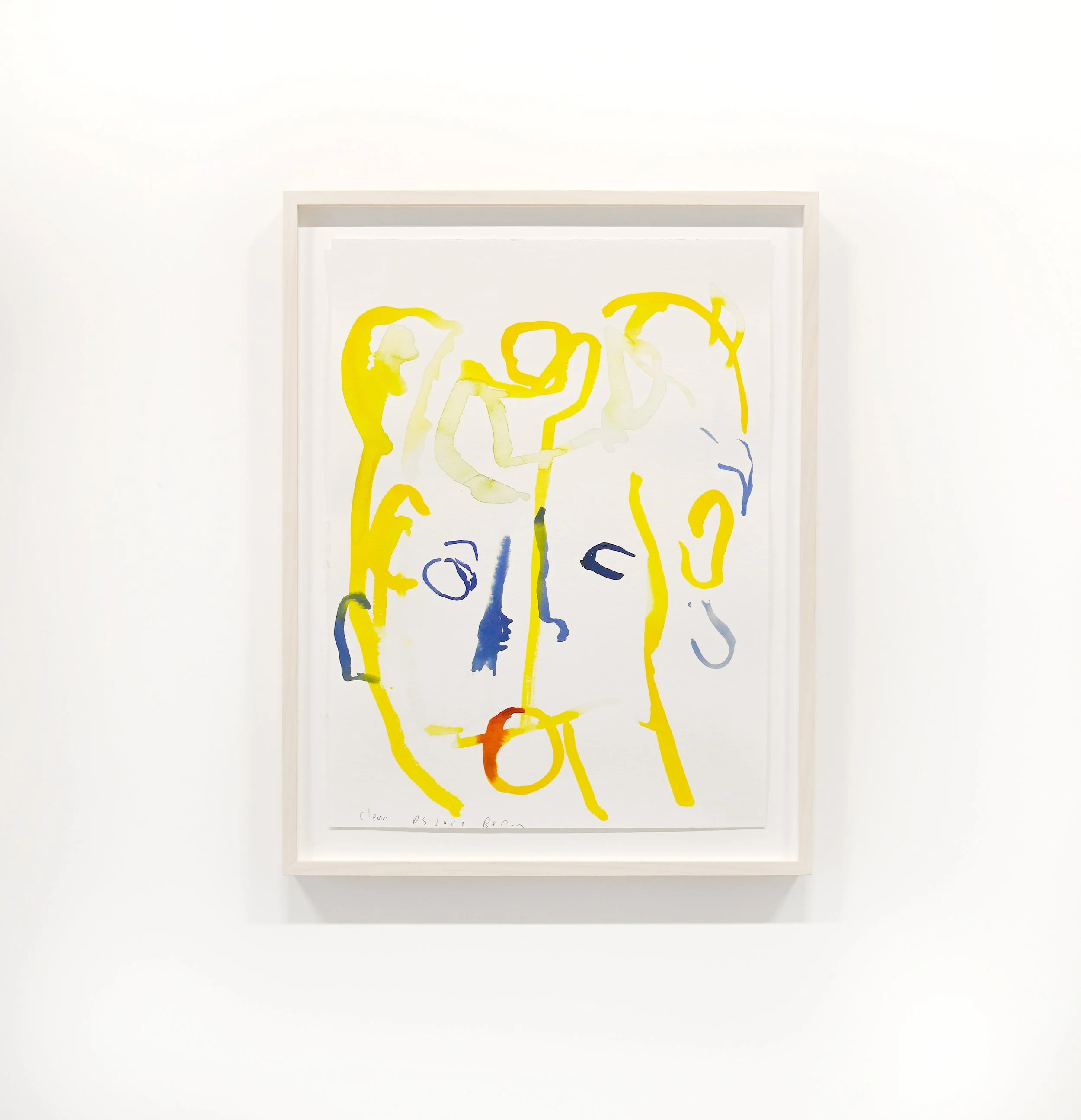 Untitled  (Bern with L-E-V dance company) | 2024
Watercolour, 46 x 36 cm (framed)
£ 4000