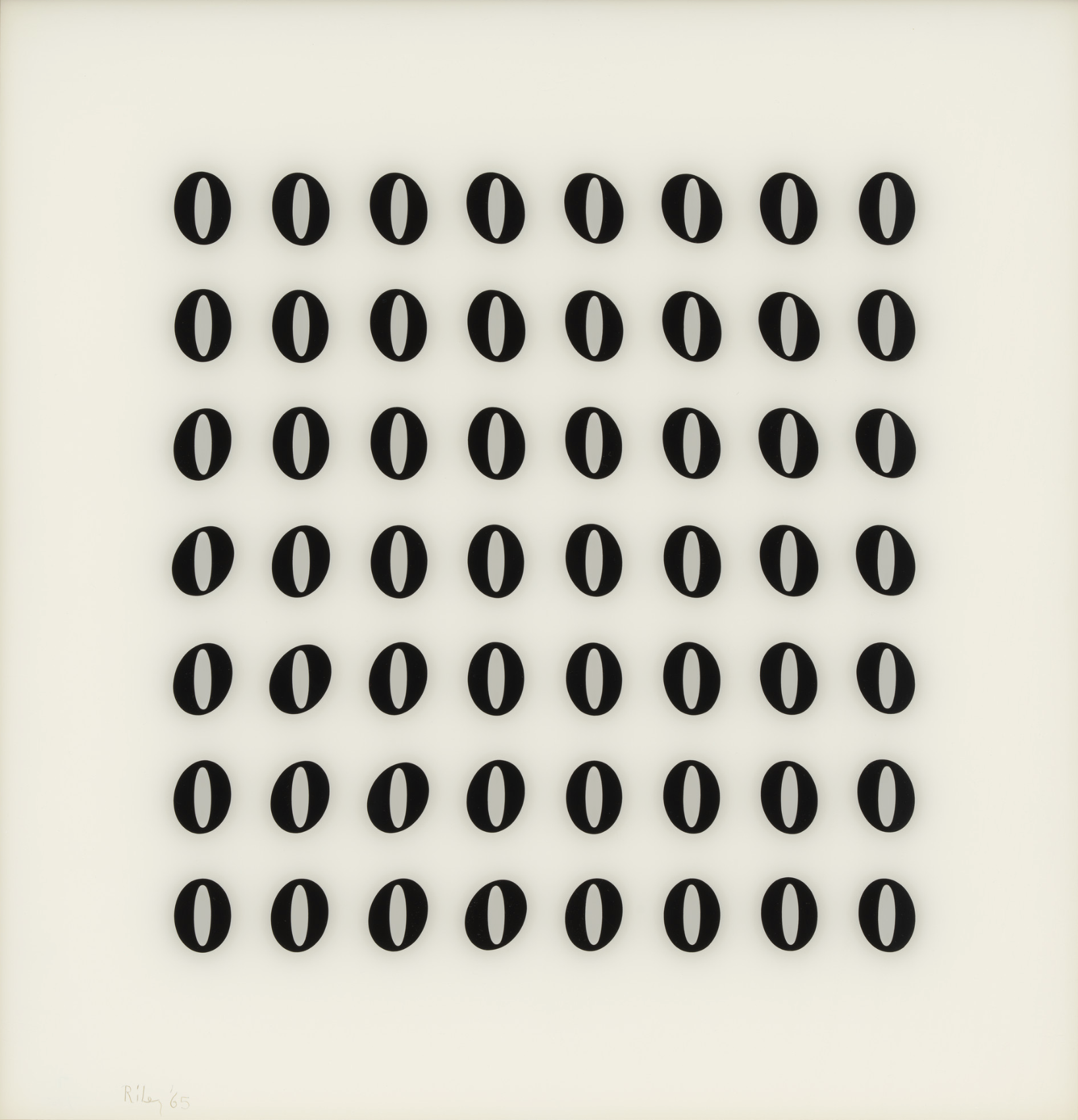 Untitled [Fragment 4] | 1965, Screenprint in black and white on plexiglass (on reverse of sheet), 71.2 x 68.6 cm (sheet), Edition of 75 plus 2 AP’s, POA.