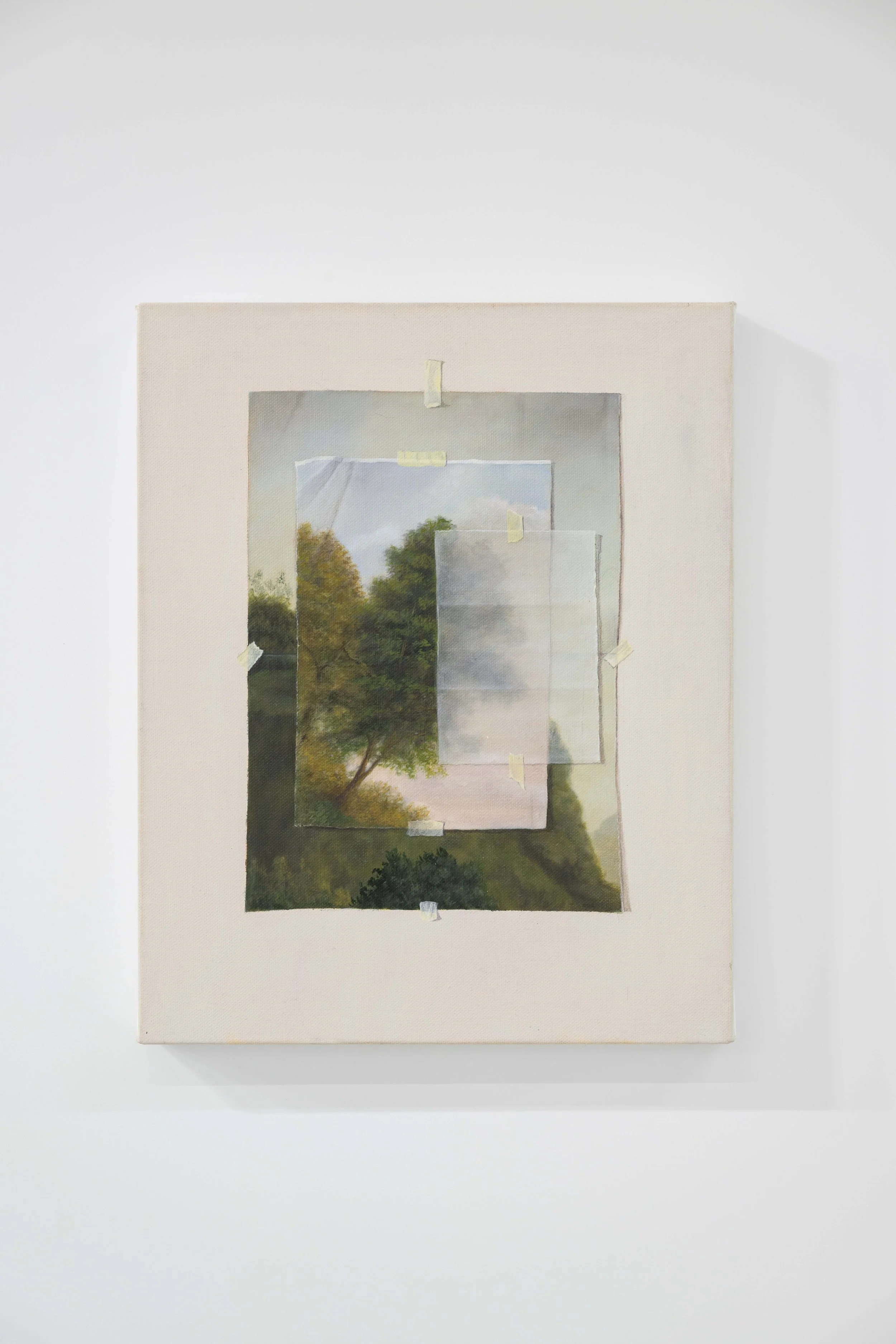 Emily Wolfe, Fog, 2021. Oil on linen, 50 x 40 cm.