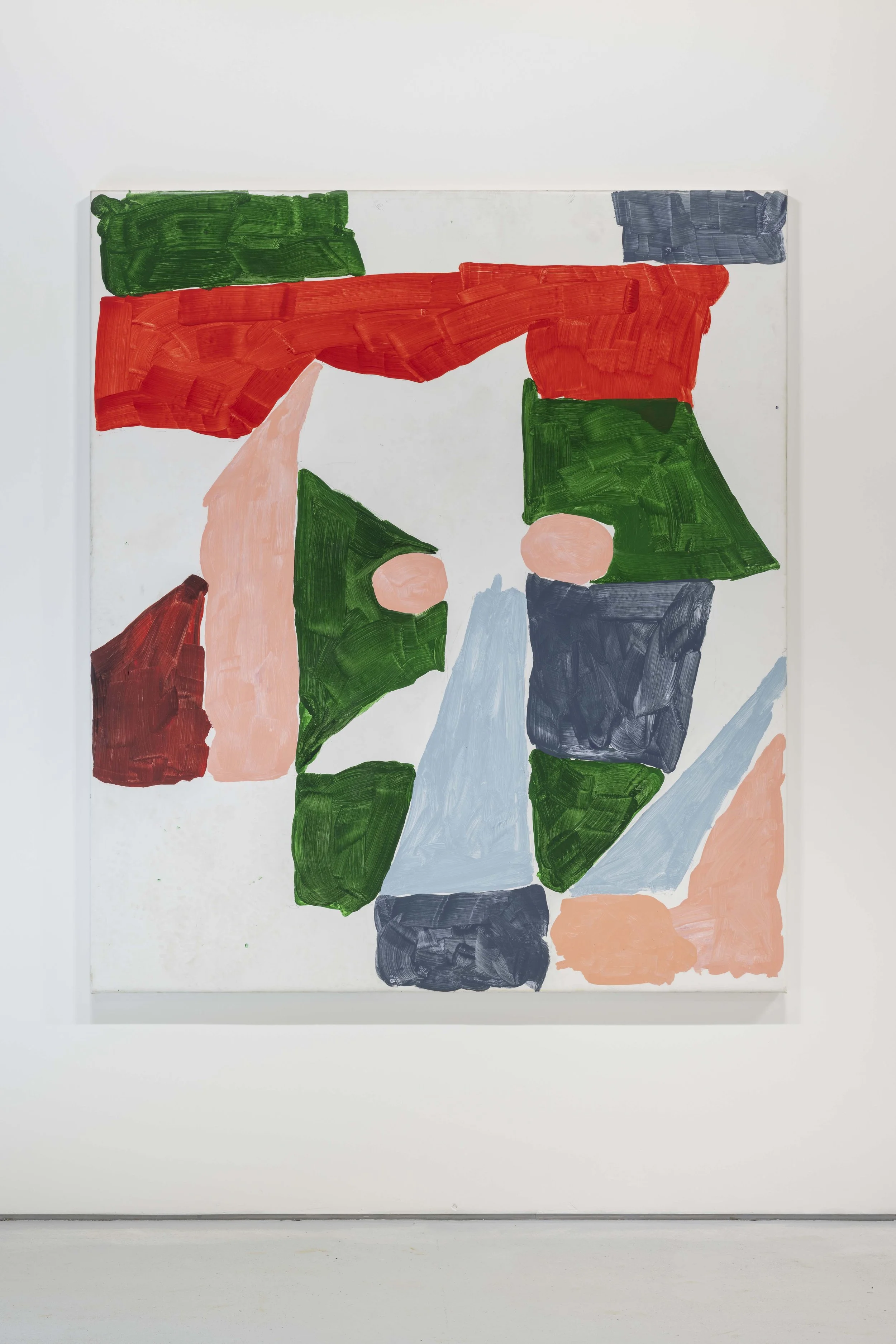 Kes Richardson, Ceremonious Ape, 2020. 
Acrylic on PVC, 190 x 165 cm.