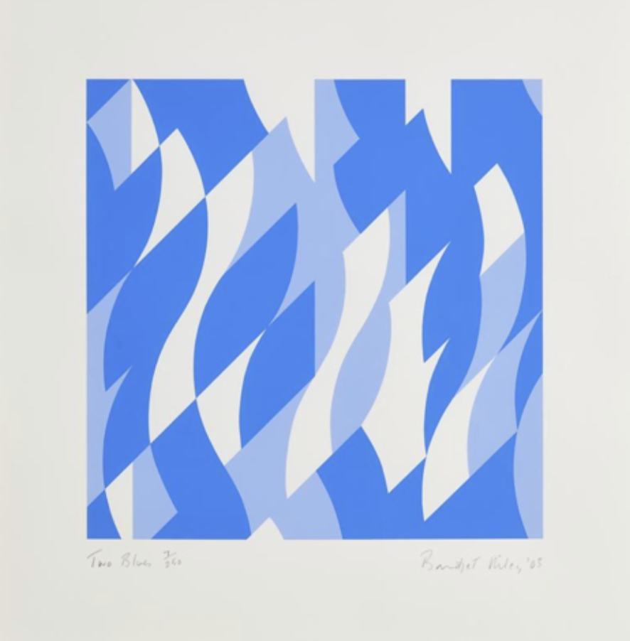 Two Blues | 2003, Screenprint in 3 colours on paper, Edition of 250 plus 20 AP’s, 54.6 x 53.3 cm  (sheet), £ 16,000