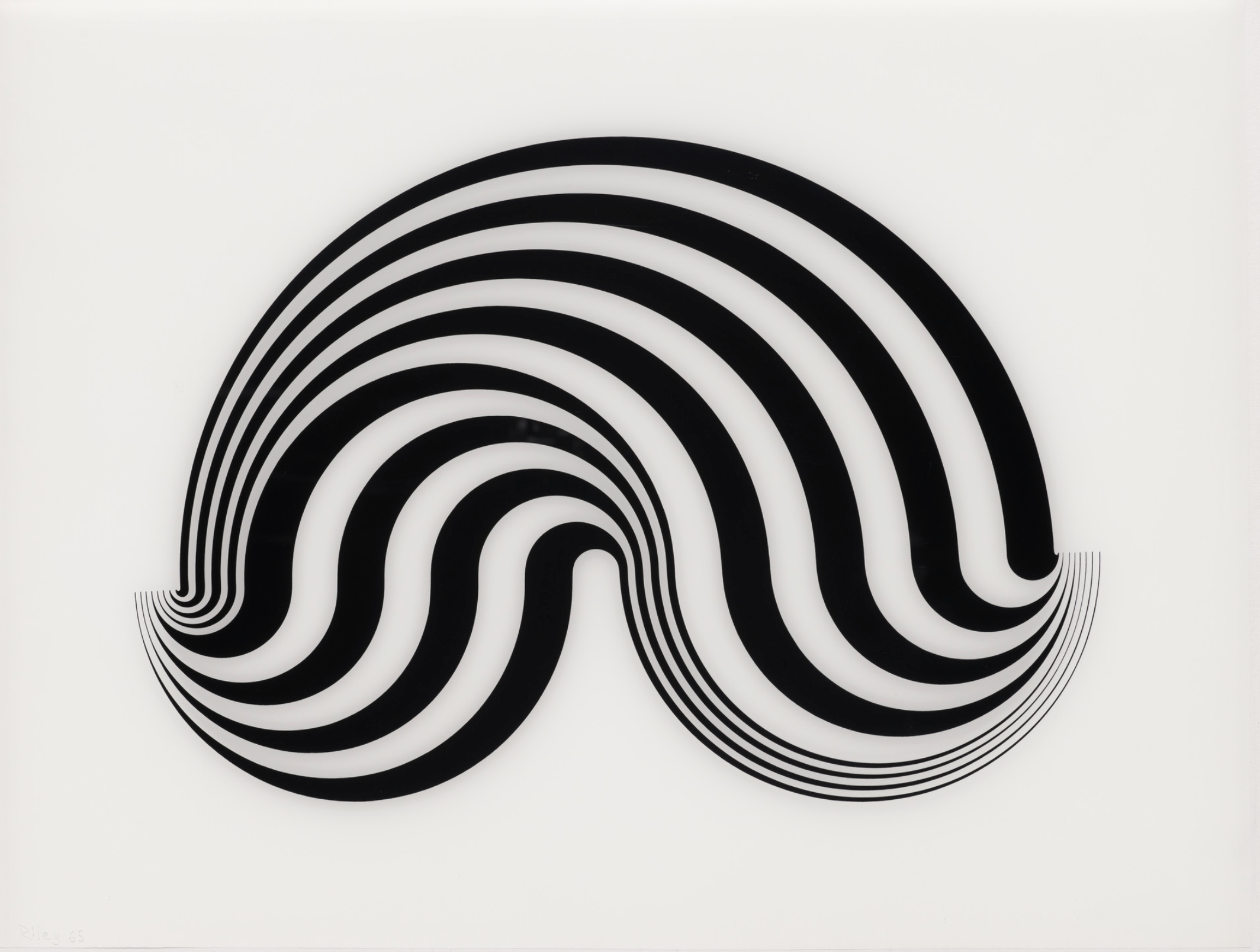 Untitled [Fragment 5] | 1965, Screenprint in black and white on plexiglass (on reverse of sheet), 63 x 81.4 cm (sheet), Edition of 75 plus 10 AP’s, POA.