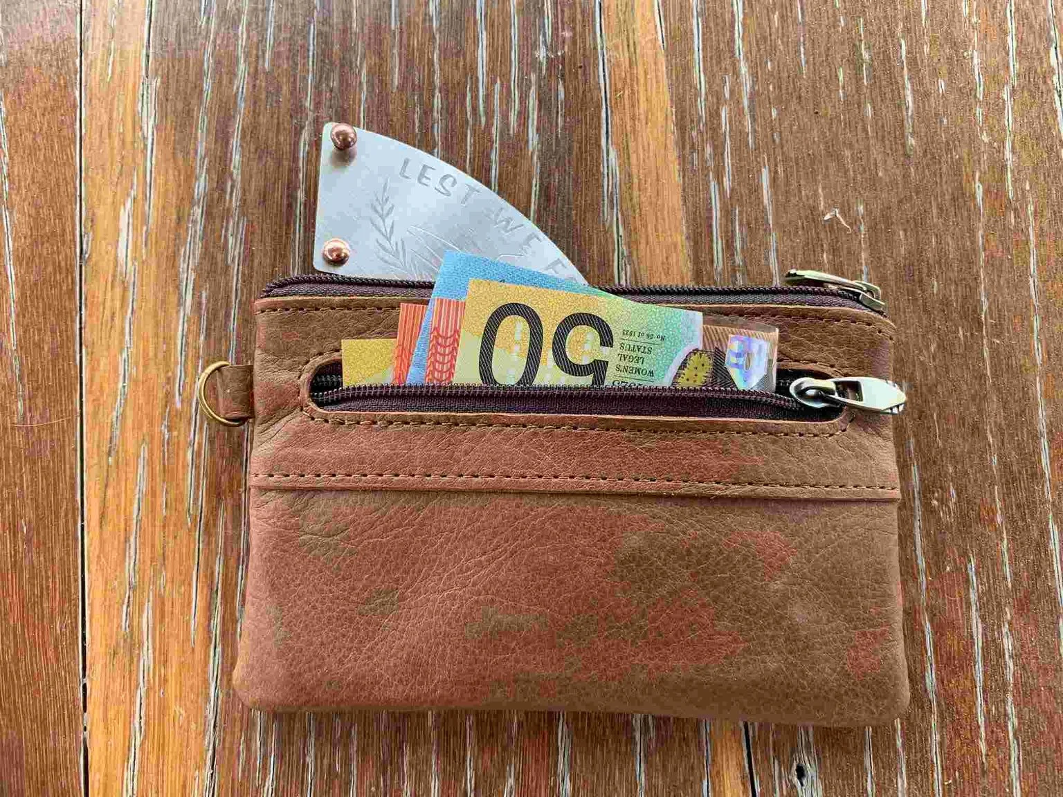 Bush Ranger moustache guard leather case with cash poch.jpg