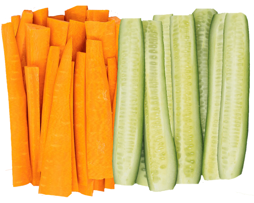 Fresh vegetable plate