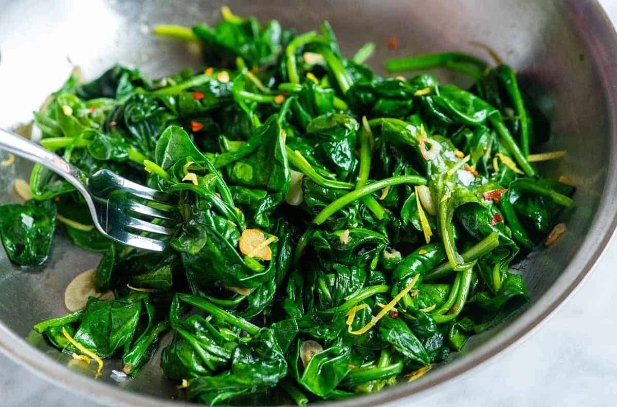 Garlic Spinach