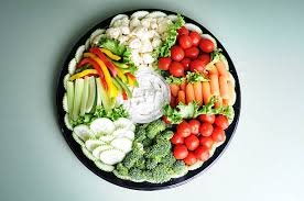 Fresh vegetable plate