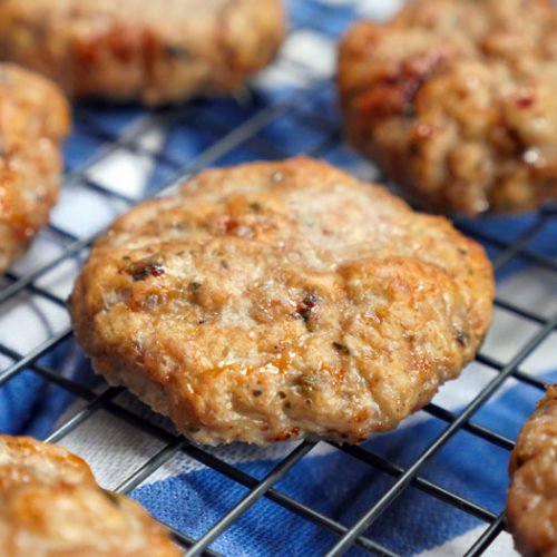 Turkey sausage patty